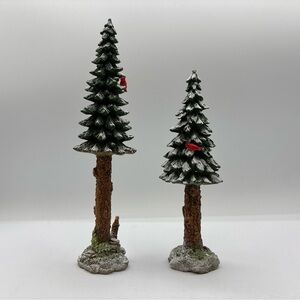 Department 56 2003 Vintage‎ Village Towering Pines Set Of 2 52632 Retired